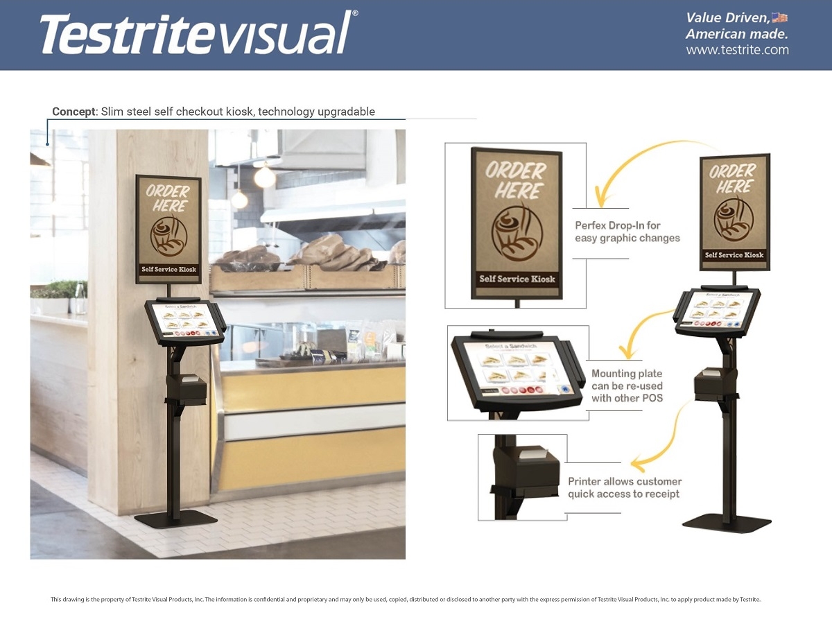 Custom Visual Merchandising Concepts Kiosk POS