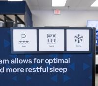 Graphic Frame to Hang On Mattress Headerboard Example