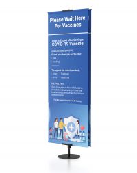 Classic Banner Stands™, Pole Pocket